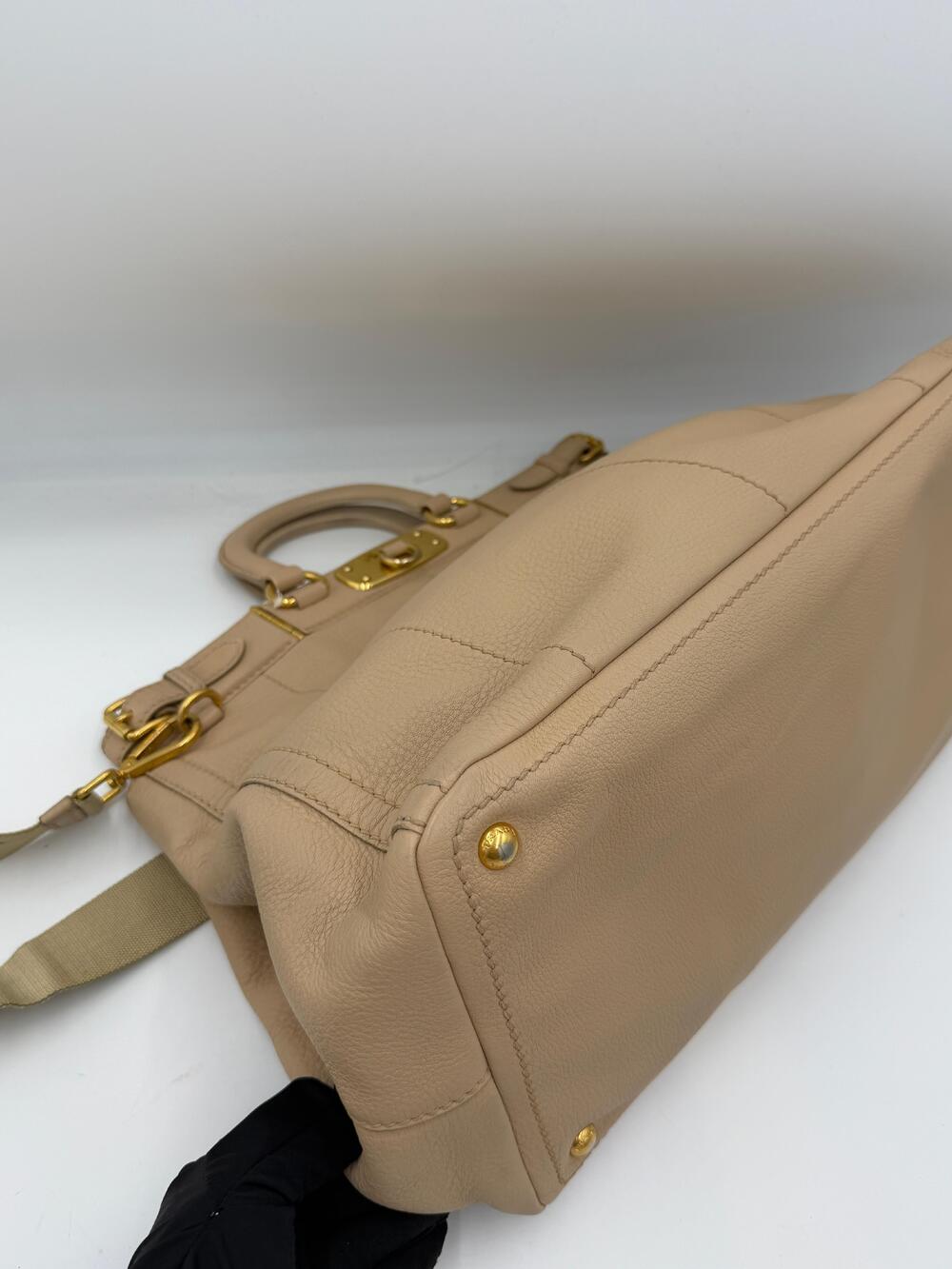 Prada Cervo Frame Satchel - Picture 5 of 14